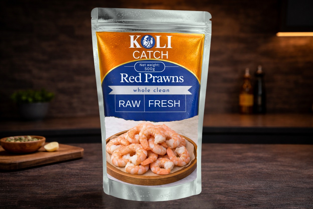 Fresh Red Prawns Pilled 