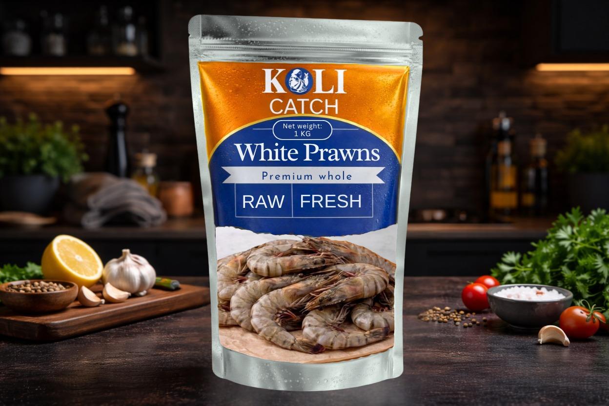 Fresh White Prawns Whole