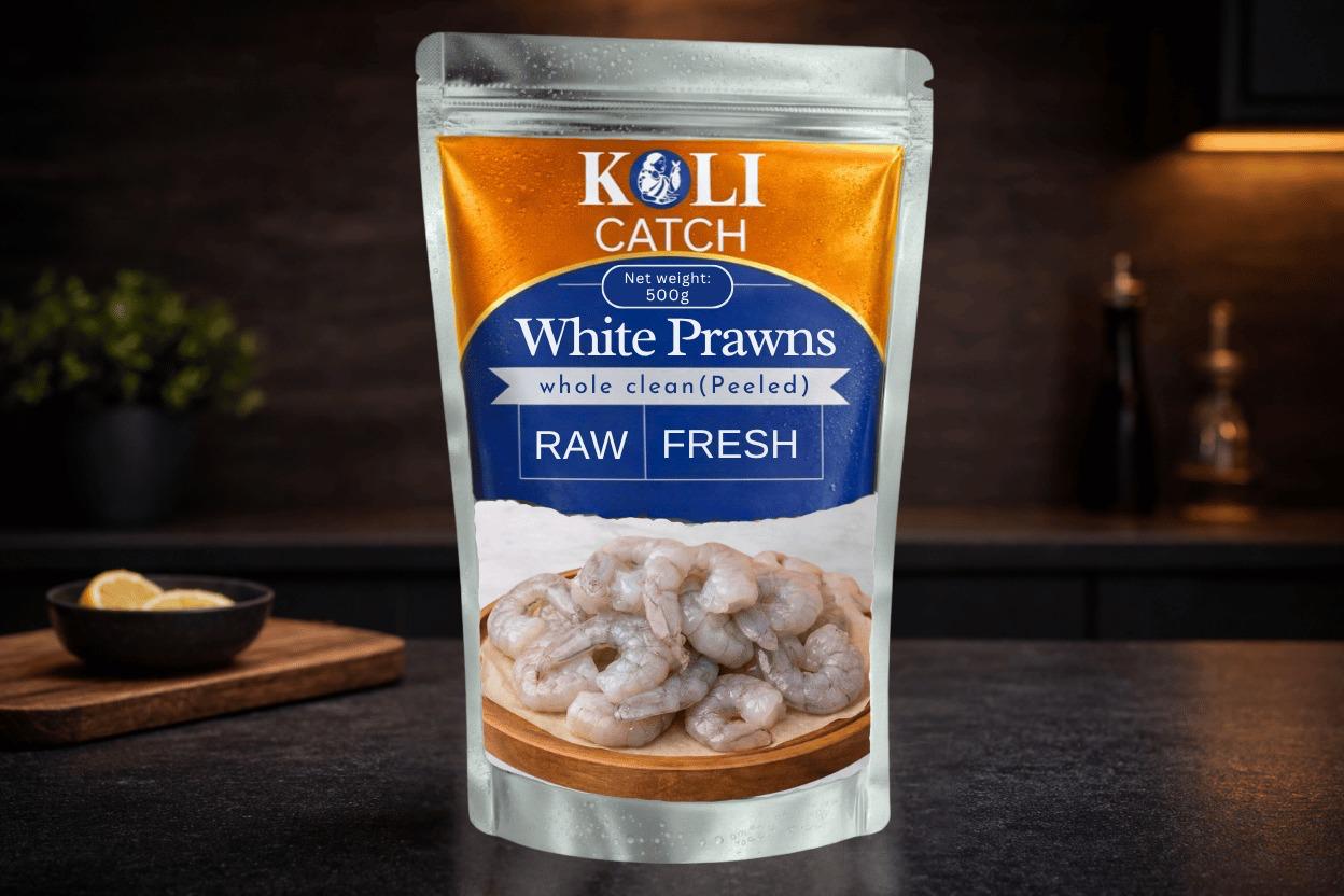 Fresh White Prawns Pilled 